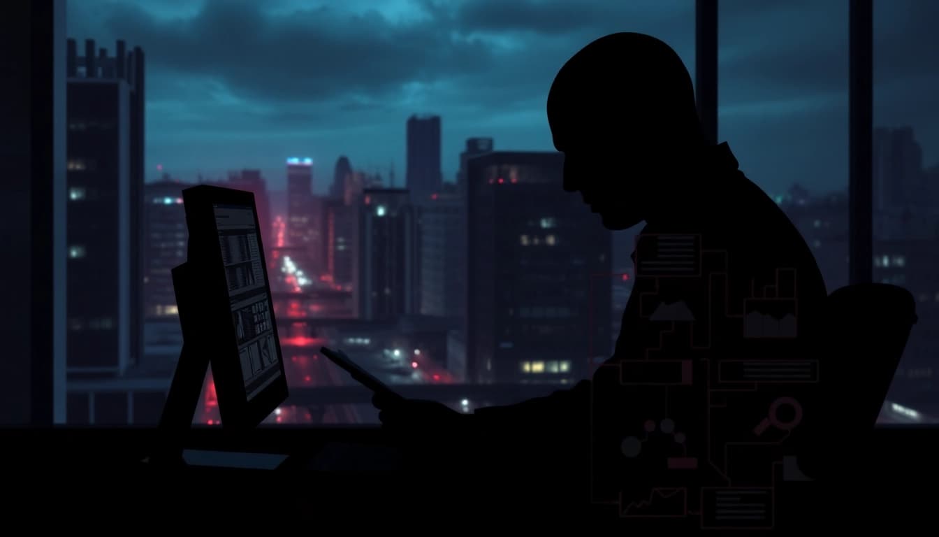 Visualisierung der Industriespionage in Nürnberg mit einem Fokus auf Unternehmenssicherheit