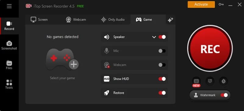 iTop Screen Recorder: Intelligente und leistungsstarke Software für Ihre Bildschirmaufnahmen