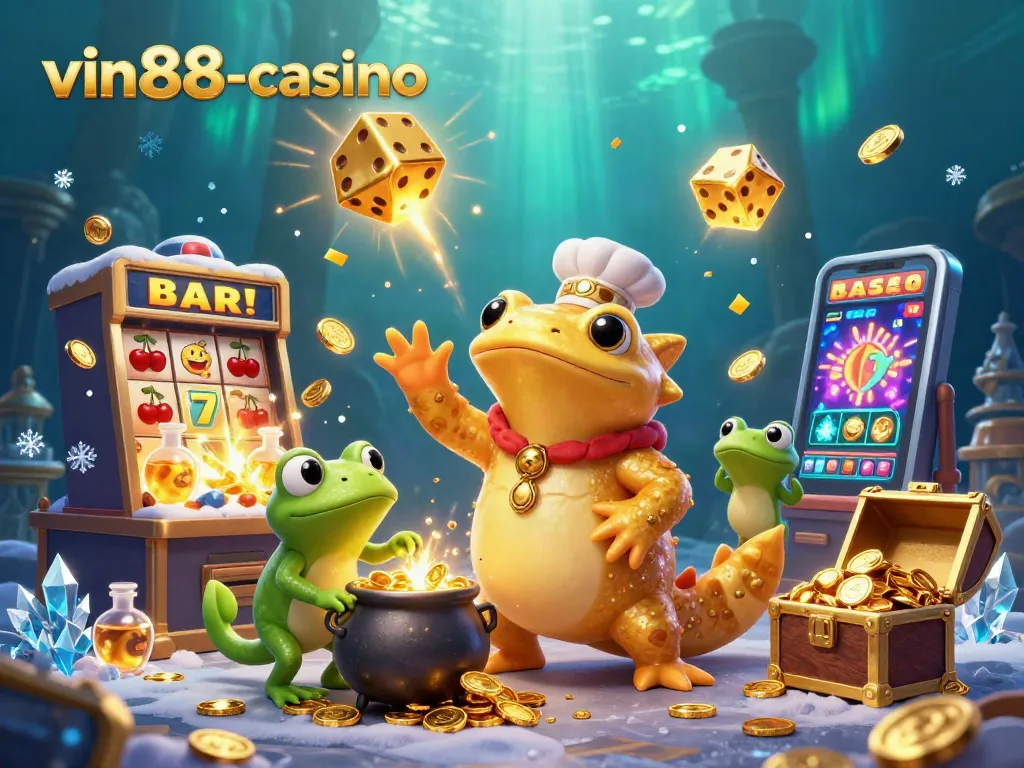 Experience winning with vin88-casino as fun characters enchant gold coins and jackpots.