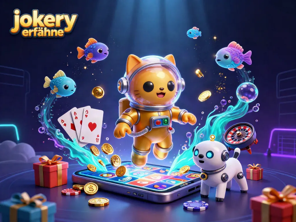Experience the thrilling jokery erfahrungen in an ultra-detailed 3D casino adventure with colorful games and cosmic fun.