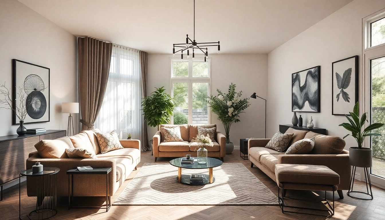 Immobilie verkaufen mit Home Staging Chiemsee durch ein stilvolles und einladendes Wohnzimmer.