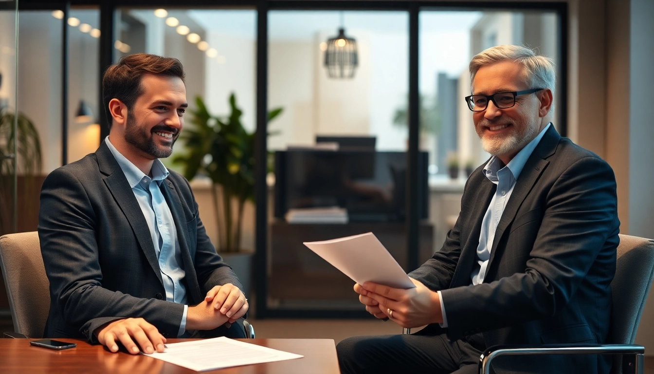 Berater unterstützt Firmen in der Unternehmensberatung Firmen mit persönlicher Beratung im modernen Büro.