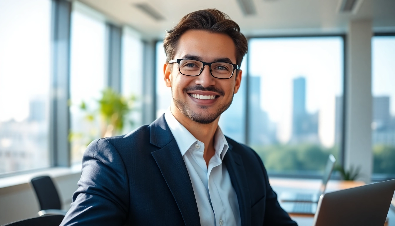 Professionelles Business Portrait München mit natürlichem Licht und modernem Hintergrund.