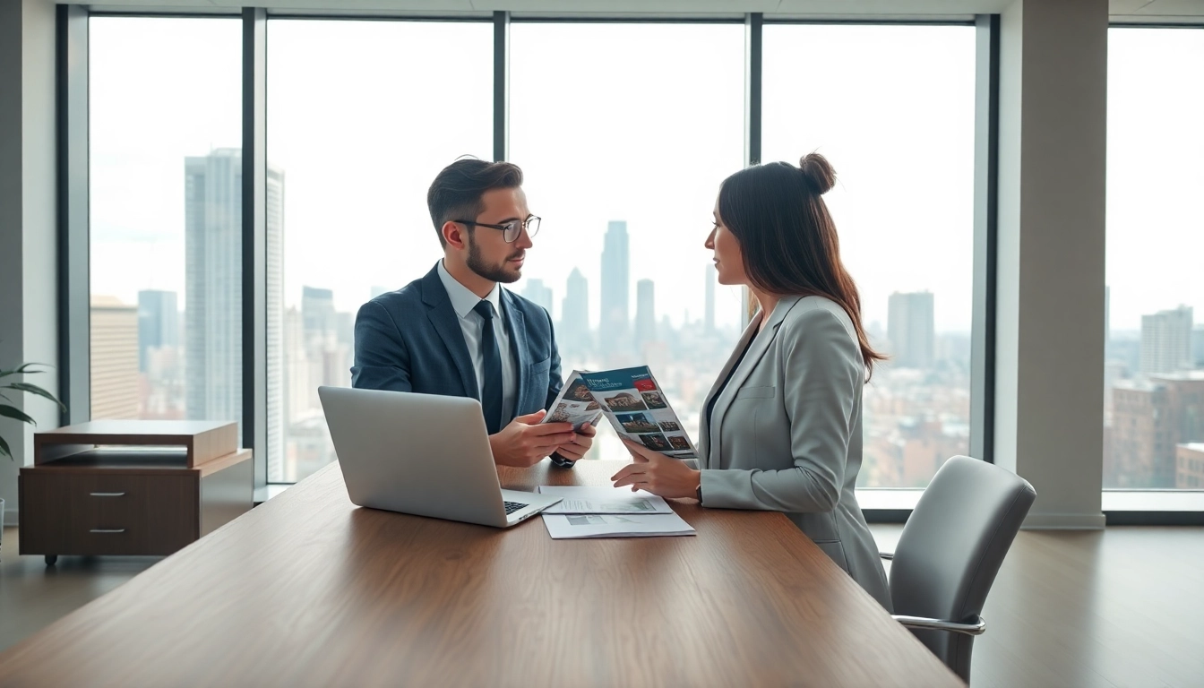 Immobilienmakler Frankfurt Eckenheim bietet persönliche Beratung im modernen Büro.