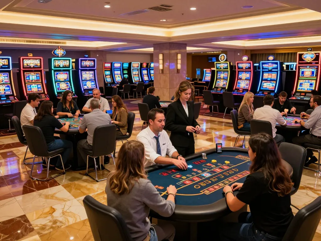 Enjoying diverse games at 888NEW online casino with vibrant gaming atmosphere
