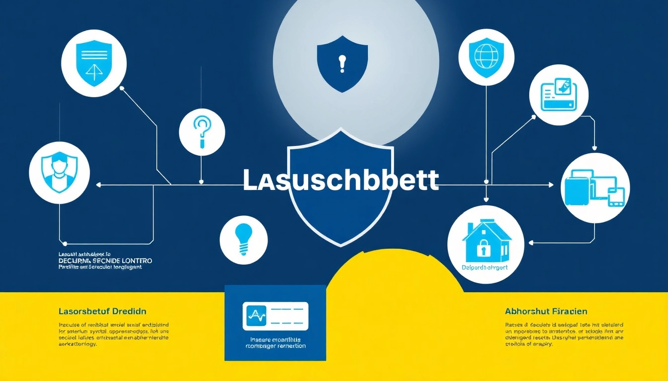 Grafik zur Lauschabwehr in Dresden, die effektive Abhörschutzmaßnahmen visualisiert.