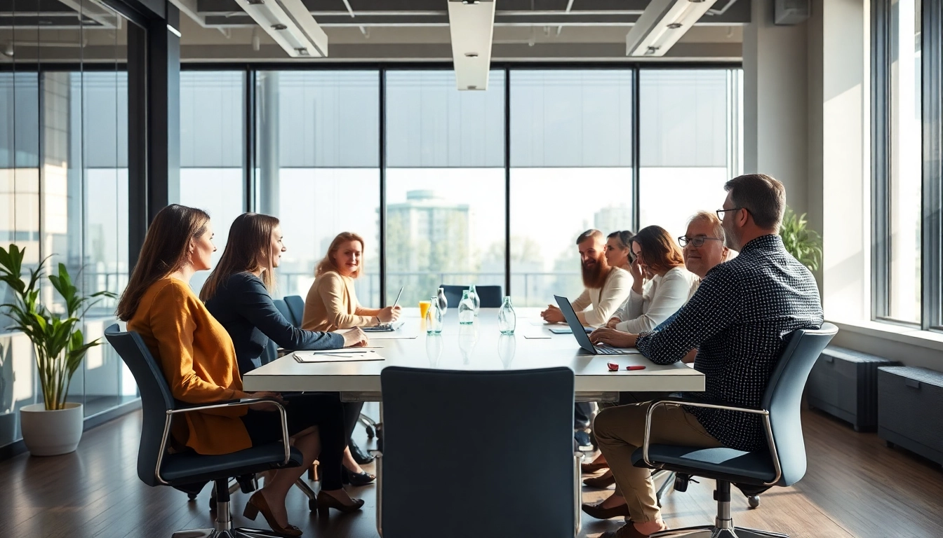 Die beste Unternehmensberatung zeigt diverse Mitarbeiter in einem professionellen Umfeld.