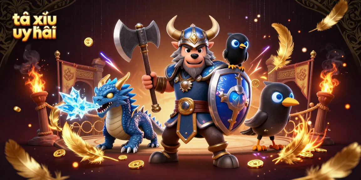 Experience thrilling gameplay at tài xỉu uy tín, featuring dynamic 3D characters and dramatic casino atmosphere.