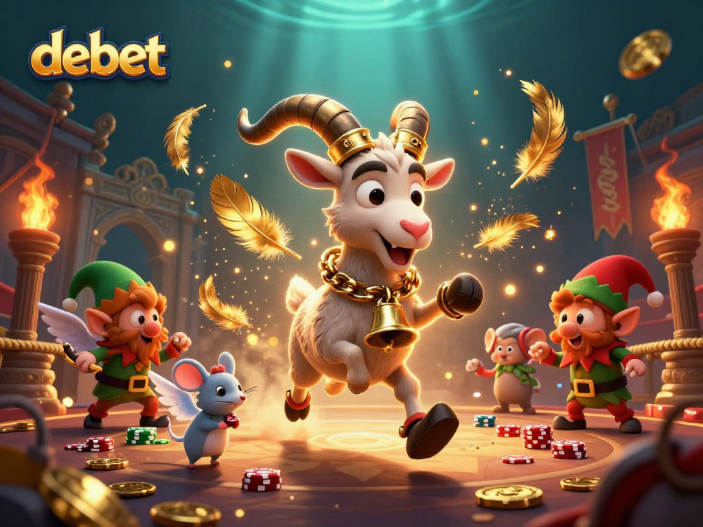 Experience the thrilling debet holiday-horror casino with Krampus, a tiny angel mouse, and mischievous elves stealing chips.