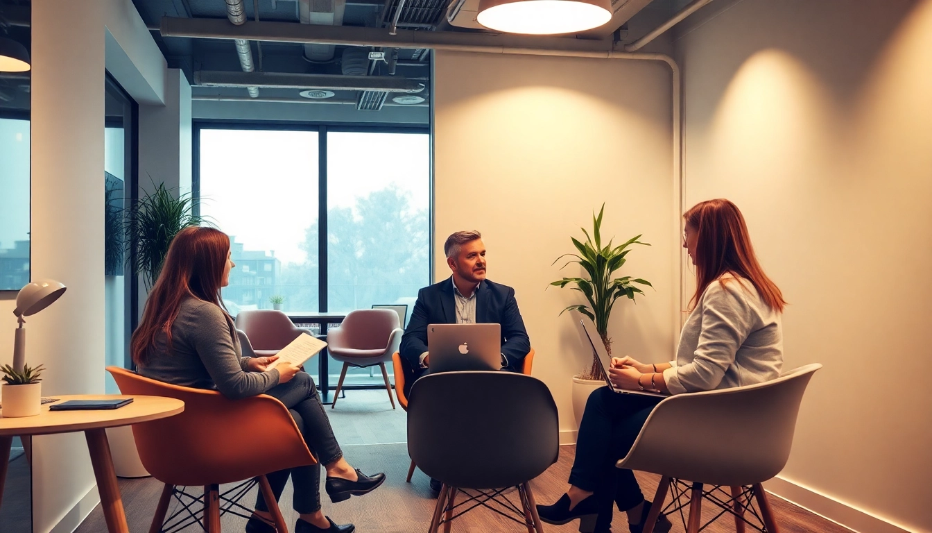Professionelles Meeting zur Unternehmensberatung Berlin, fokussiert auf Strategie und Wachstum.