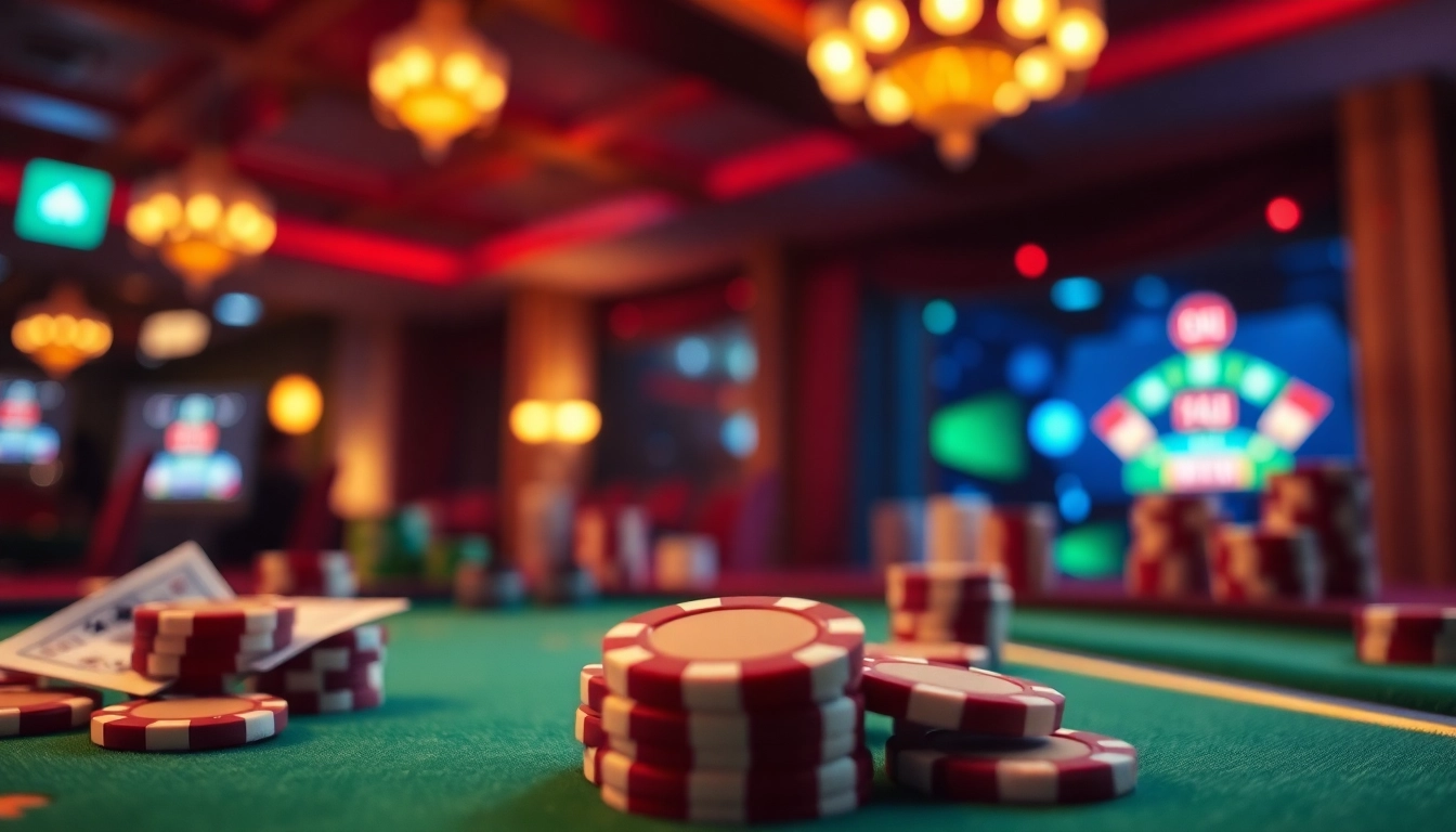 Faszinierendes Casino Bonus-Angebot mit Spielkarten und Chips, um eine spannende Atmosphäre zu schaffen.