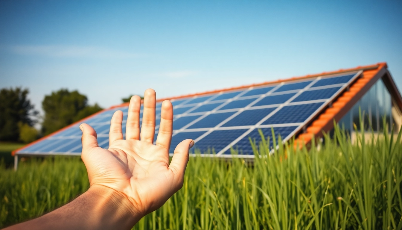 Entdecken Sie, wie einfach und effizient PV Anlagen kaufen kann: Moderne Solaranlage auf einem sonnigen Dach.