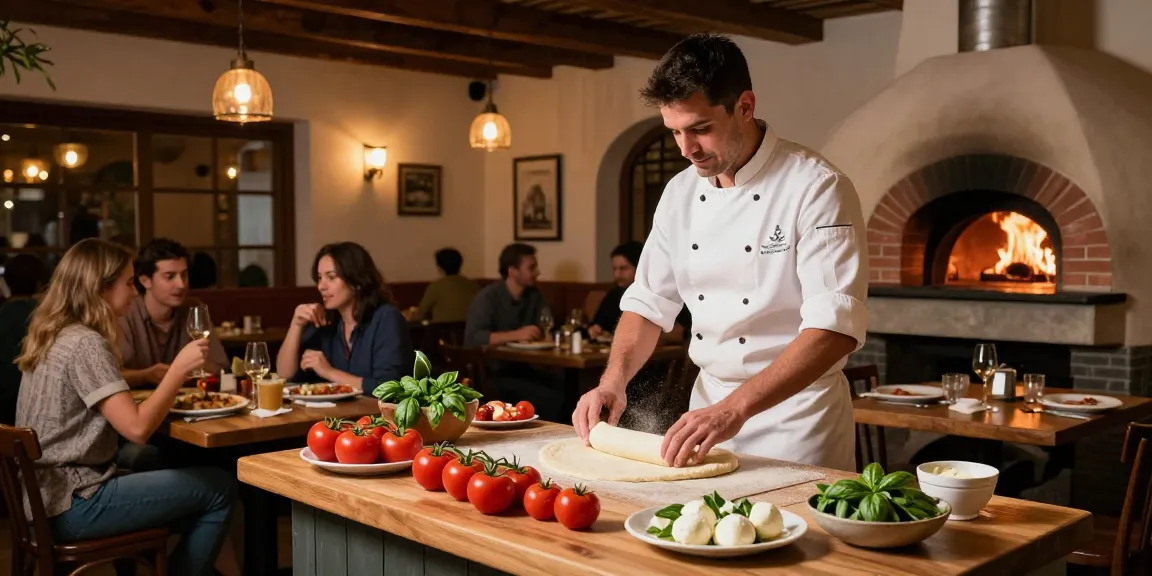Enjoying real Italian pizza at Pizzeria Madera, with fresh ingredients and cozy atmosphere, ideal for pg soft.