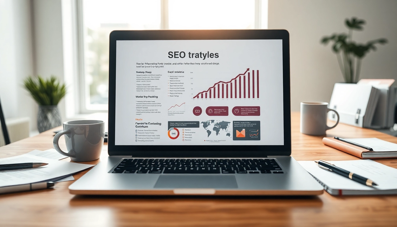 SEO Tipps für effektive Suchmaschinenoptimierung in einem modernen Büro-Setup.