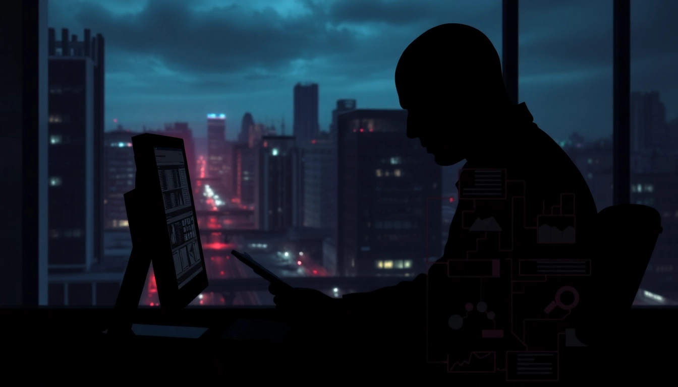 Visualisierung der Industriespionage in Nürnberg mit einem Fokus auf Unternehmenssicherheit