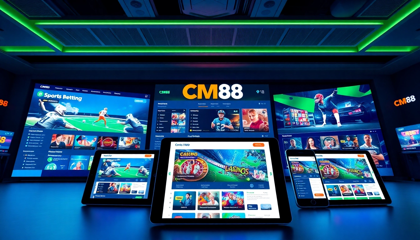 Experience CM88's innovative online betting platform with engaging gaming options.