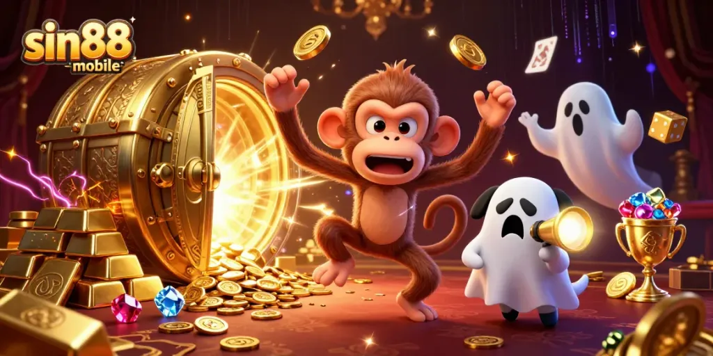 Engage in thrilling gaming adventures with sin88-mobile, where playful characters and winning treasures collide.