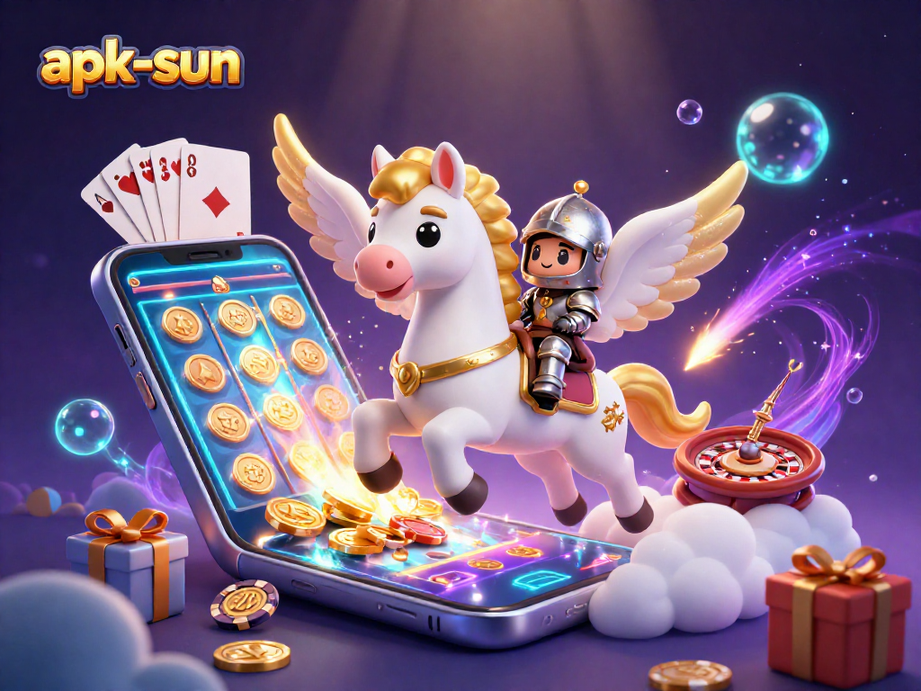 Engage with apk-sun’s thrilling 3D casino adventure featuring vibrant gambling elements and dynamic characters.