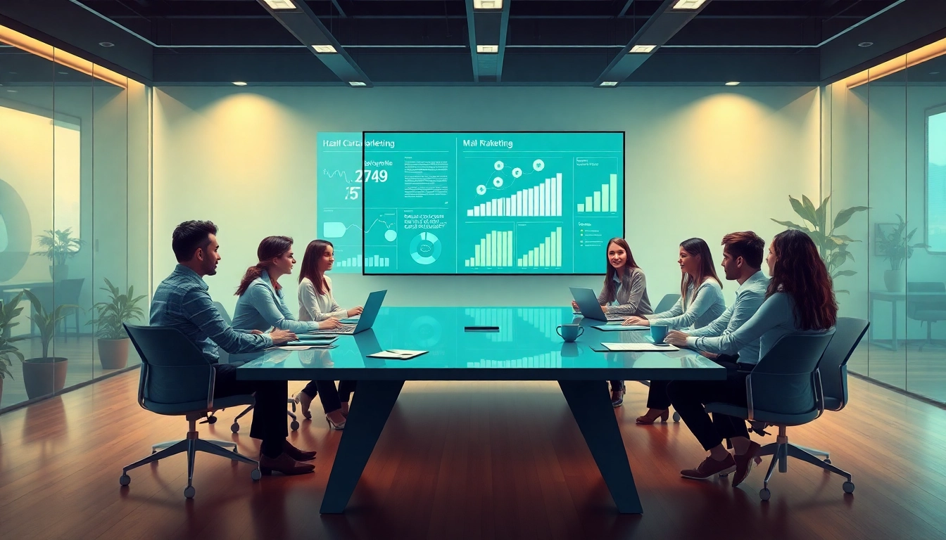 Creative brainstorming session at a pflegemarketing agentur office.