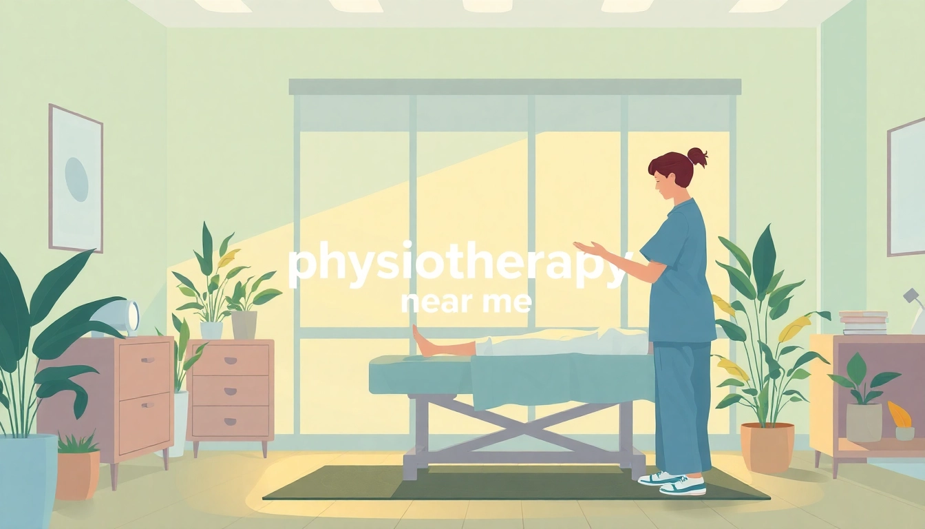 Discover expert physiotherapy near me with a therapist aiding a patient in a peaceful clinic.