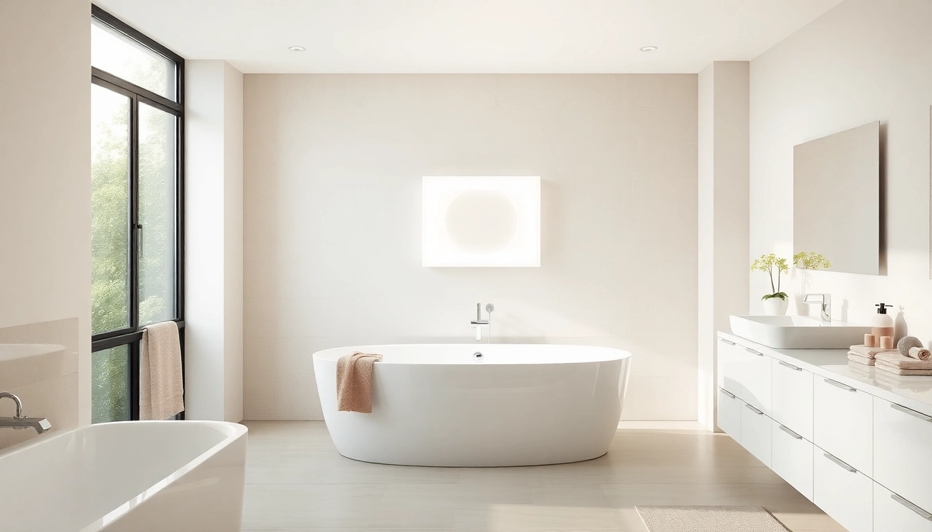 Elegante Duschkabine von sonni sanitär in einem modernen Badezimmer-Setup mit natürlichem Licht und stilvollen Accessoires.