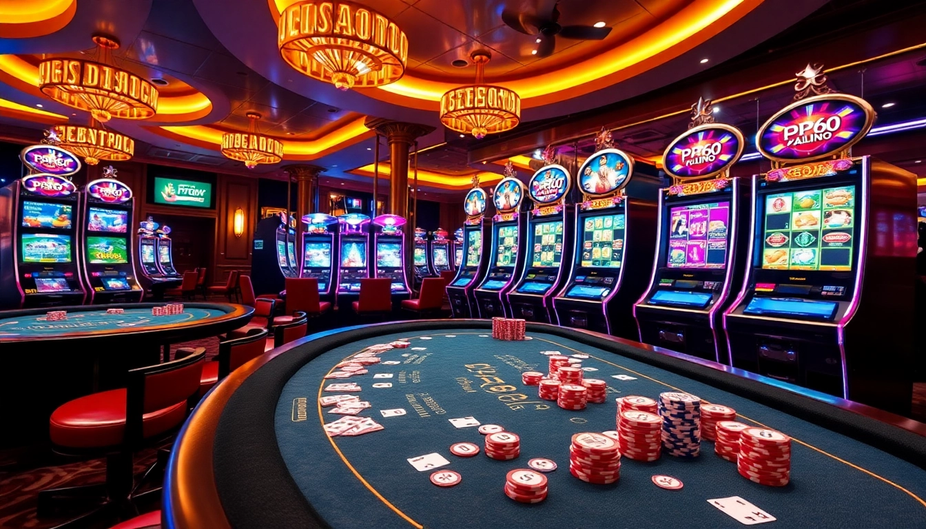 Engage with exciting games at https://pg66.com.de/ featuring vibrant casino tables and slot machines.