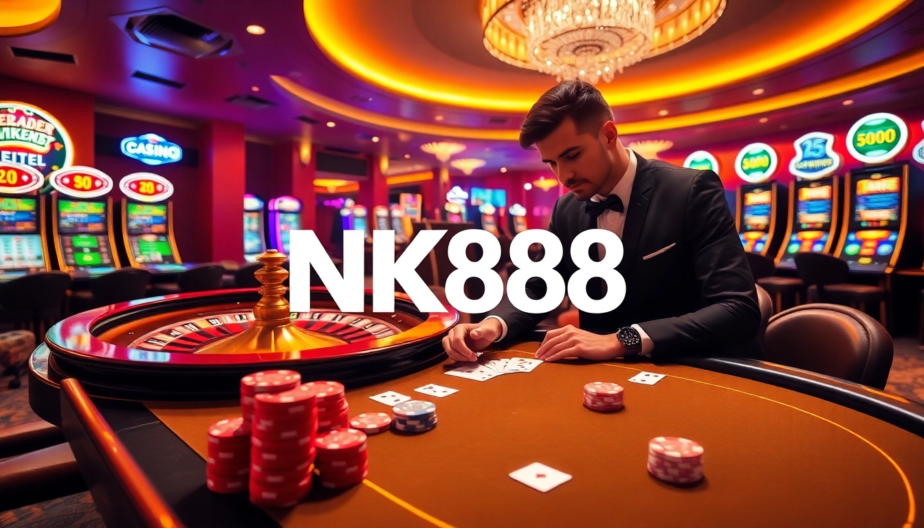 Engage with thrilling games at NK888 casino, featuring exciting poker and roulette.