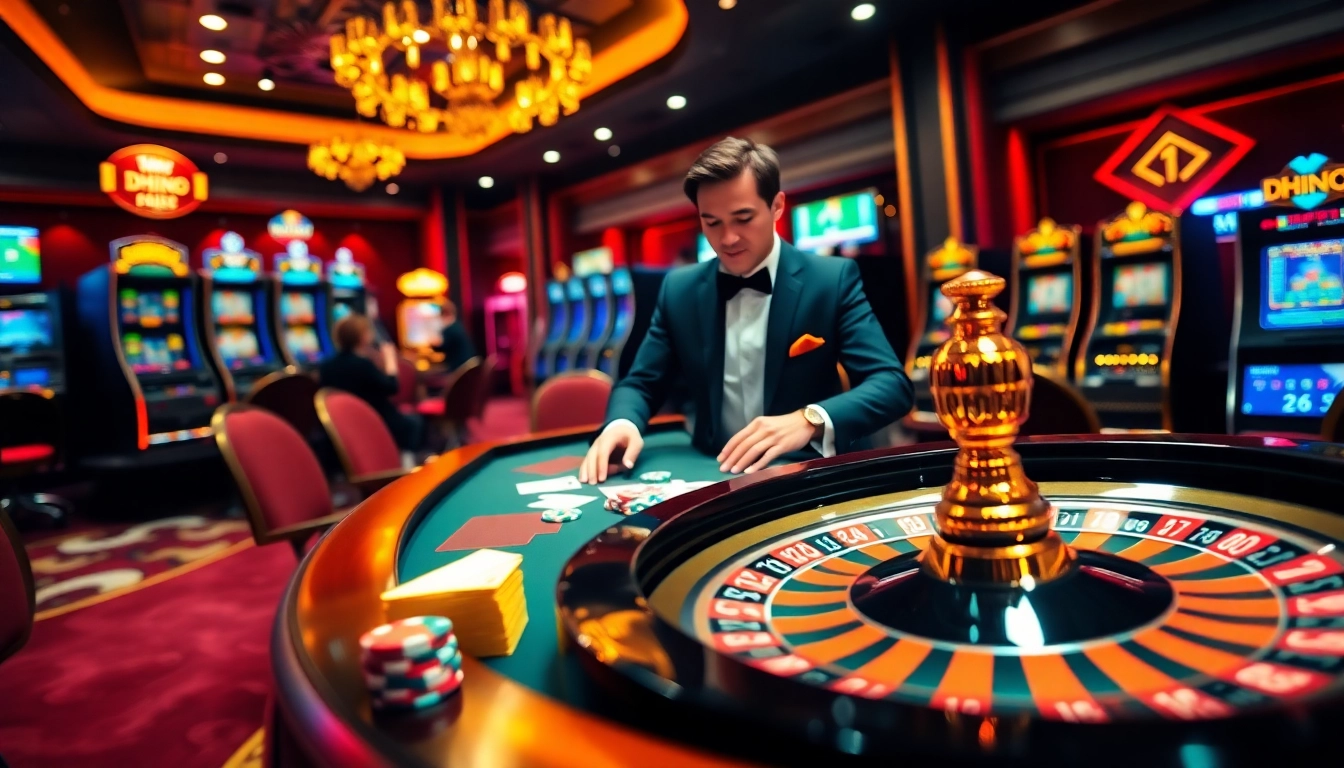 Engage in thrilling games at Casino DH88 with vibrant tables, authentic dealers, and luxurious experiences.