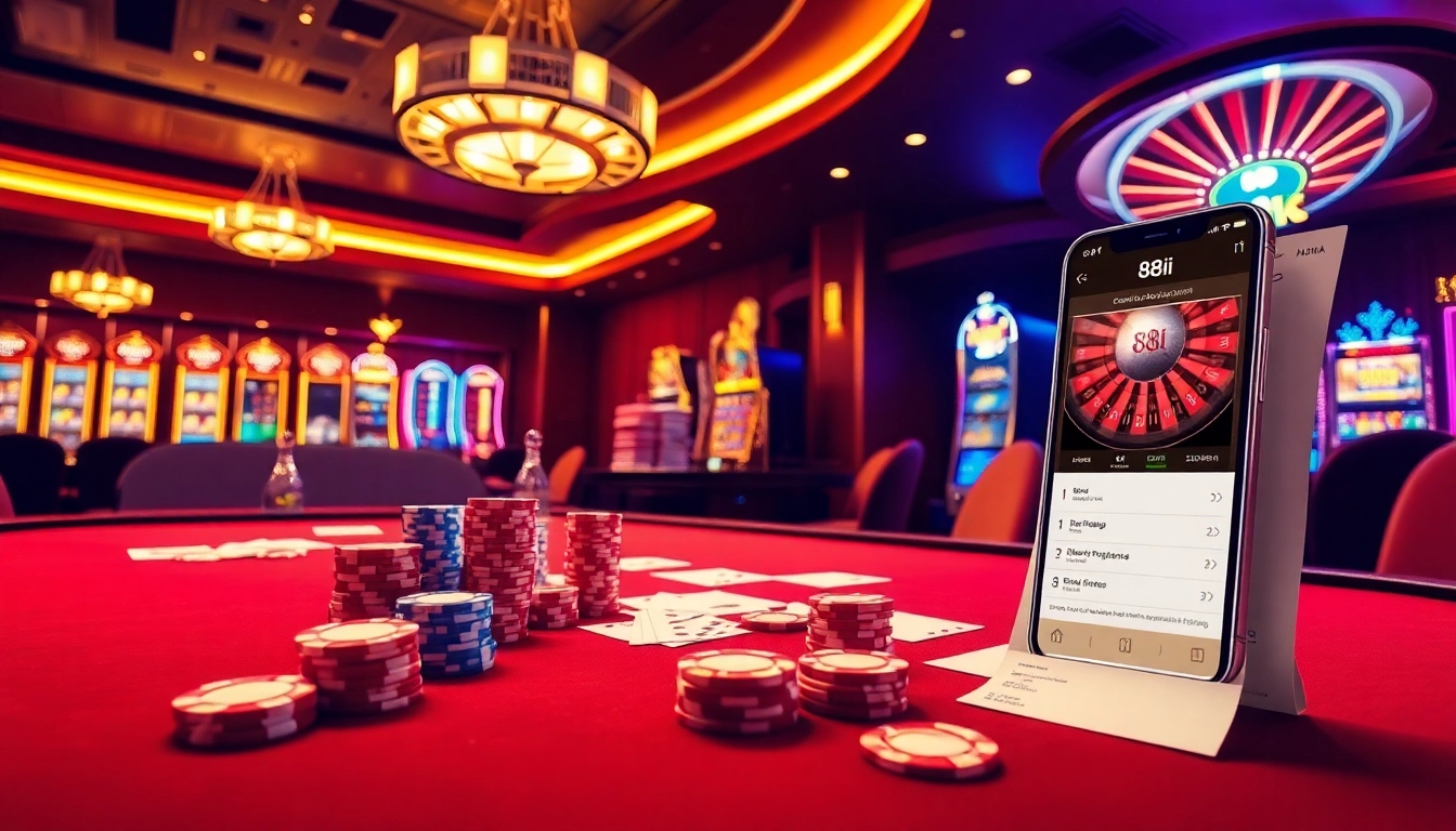 Experience thrilling gambling at 88i with vibrant casino tables and exciting games.