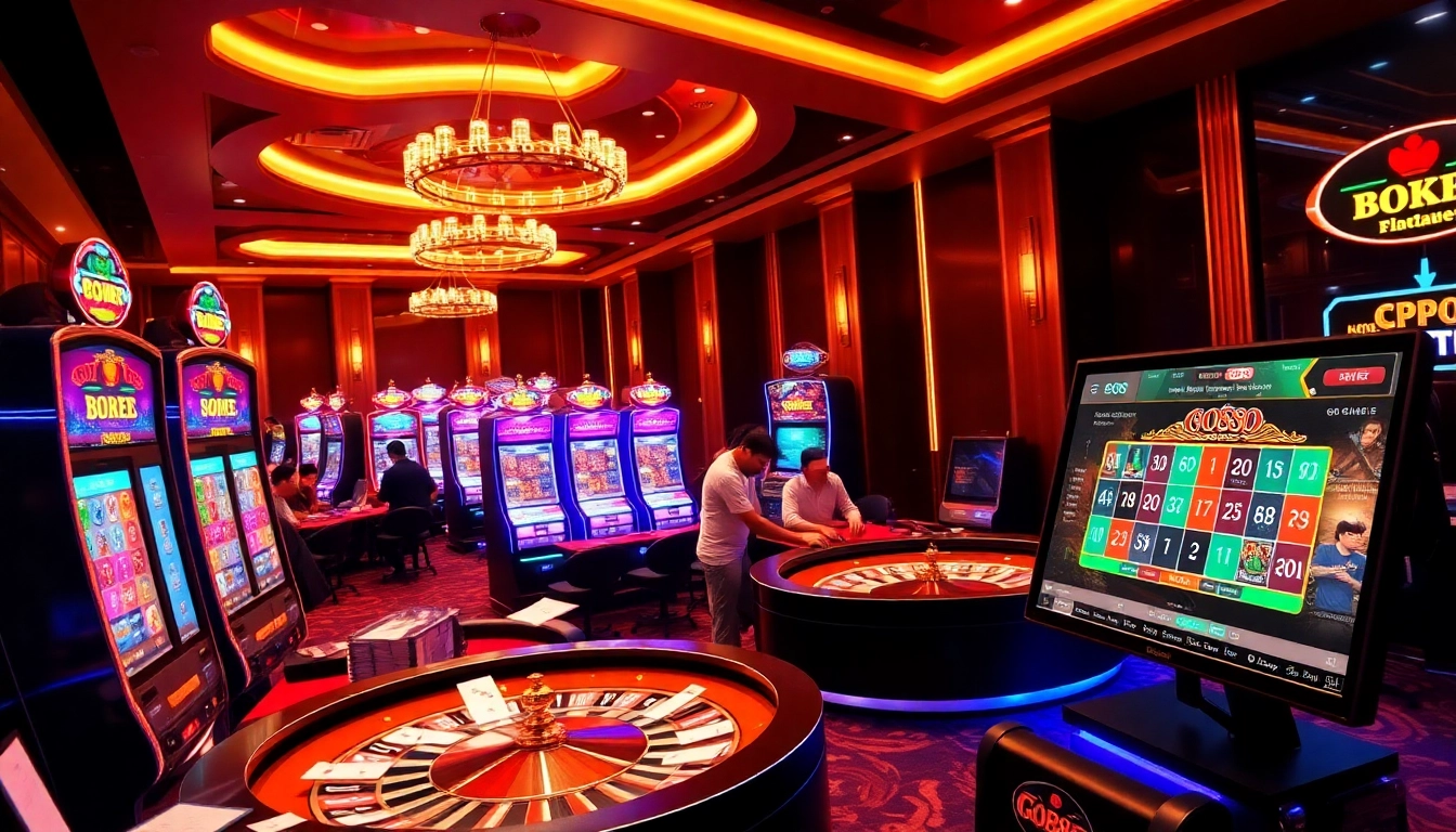 Engage with the state-of-the-art gaming experience at https://go88vn.id/ featuring vibrant slot machines and interactive casino tables.